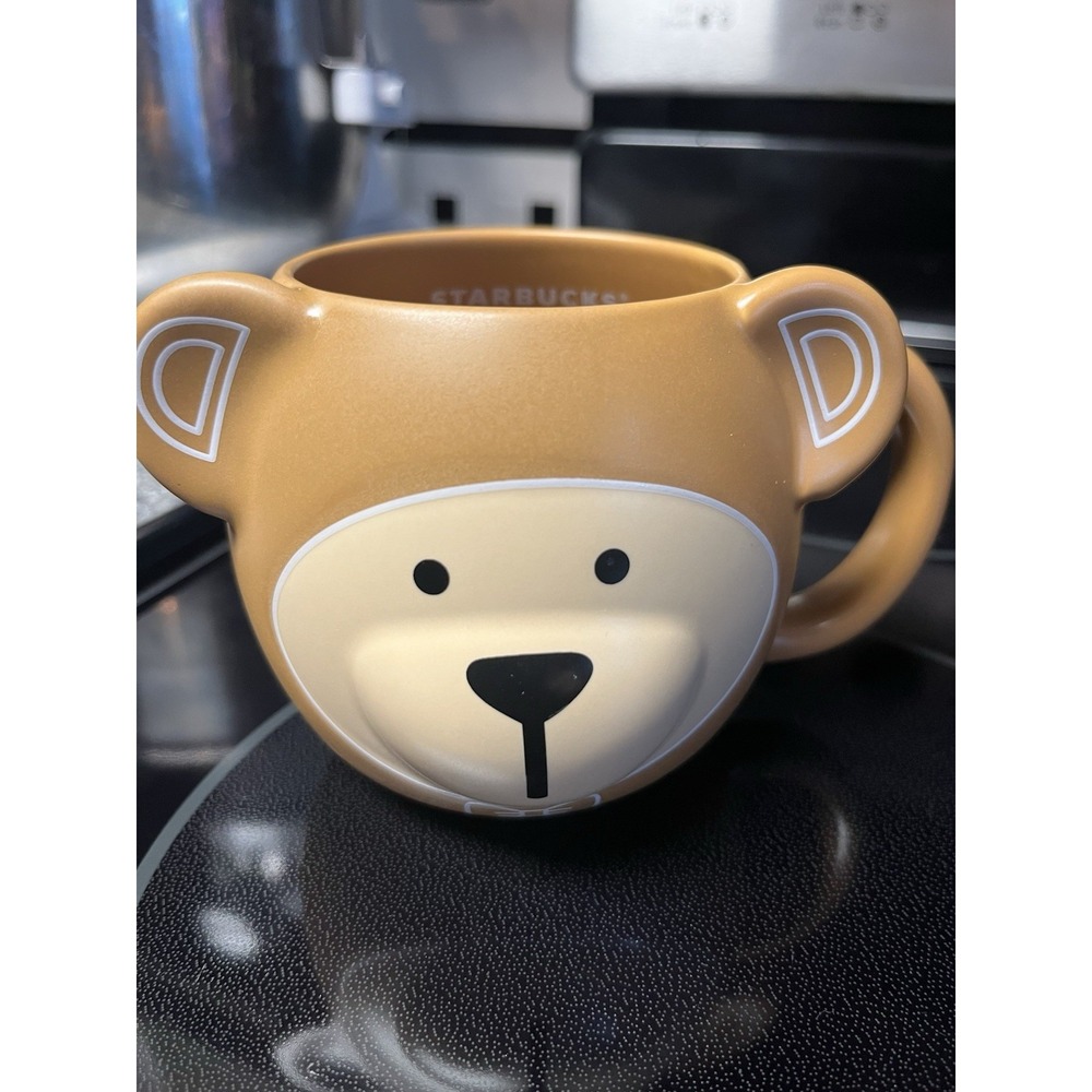2025 Starbucks Brown Bear Hug Bearista 14oz Ceramic Mug‎ 🎄🐻 NEW